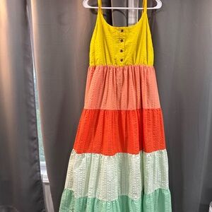 Torrid Colorful Tiered Maxi Dress